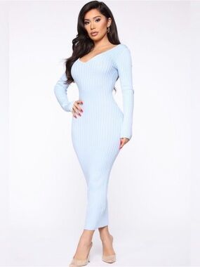 Fashion Nova Kallan Knit Dress